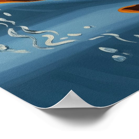 LA KAYAKISTE (De Kayaker) Poster (Hoek)