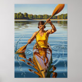 LA KAYAKISTE (De Kayaker) Poster (Voorkant)