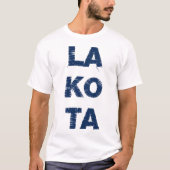 LA KO TA Navy T-shirt (Voorkant)