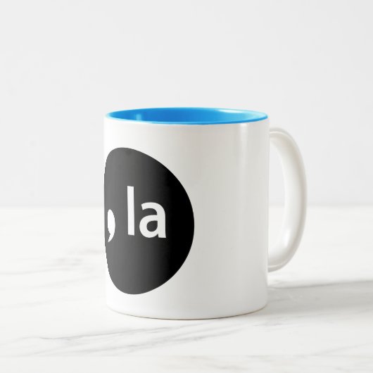 , la Koffee mok (Voorkant rechts)