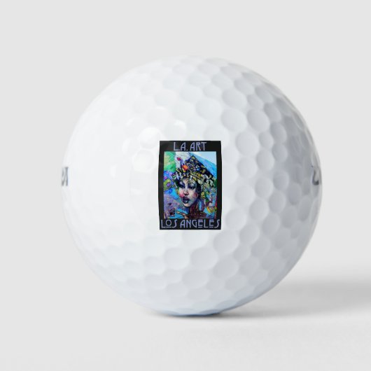 LA-kunstgolfbal Golfballen (Voorkant)