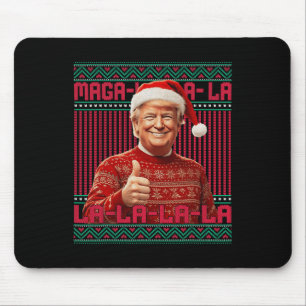 La La Donald Trump Potus 47 Lelijke Kerstzweet Muismat