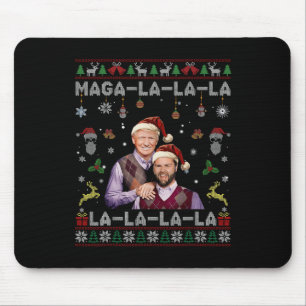 La La Donald Trump Potus 47 Lelijke Kerstzweet Muismat
