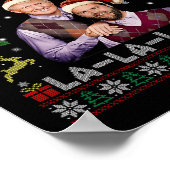 La La Donald Trump Potus 47 Lelijke Kerstzweet Poster (Hoek)