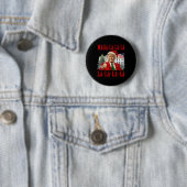 La La Donald Trump Potus 47 Lelijke Kerstzweet Ronde Button 5,7 Cm (In situ)