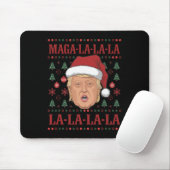 La La Donald Trump Potus 47 Ugly Christmas 2 Muismat (Met muis)