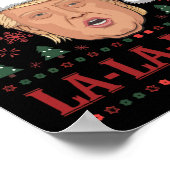 La La Donald Trump Potus 47 Ugly Christmas 2 Poster (Hoek)