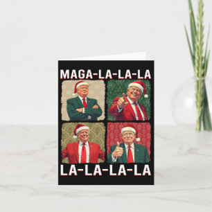 La La Donald Trump Potus 47 Ugly Christmas 3 Kaart
