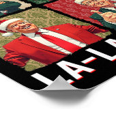 La La Donald Trump Potus 47 Ugly Christmas 3 Poster (Hoek)