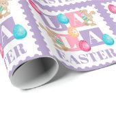 La La Easter Bunny Egg Hunt Cadeaupapier (Rol Hoek)
