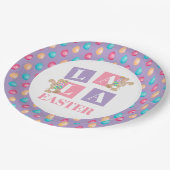 La La Easter Bunny Egg Hunt Party Papieren Bordje (Gekanteld)