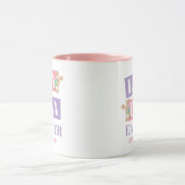 La La Easter Cute Spring Bunny Mug Mok (Midden)