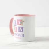 La La Easter Cute Spring Bunny Mug Mok (Voorkant links)