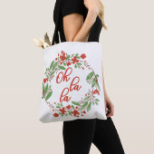 La La - Franse Gezegden Floral Tote Bag (Dichtbij)