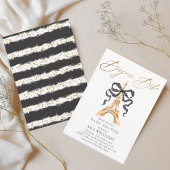 La La La! Goud Frans Baby shower Kaart