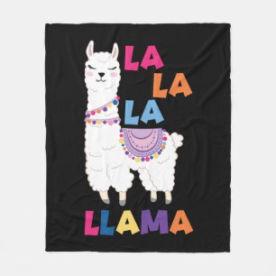 La La La Llama - Funny Singing Llama Fleece Deken