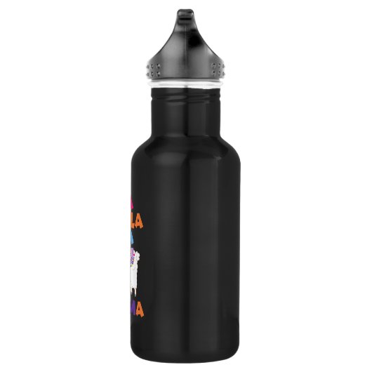 La La La Llama - Funny Singing Llama Waterfles (Rechts)