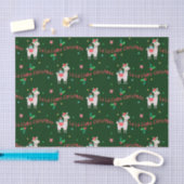 La La Llama Kerstmis Tissuepapier (Craft)