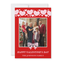 La La Love Familie Valentijnsdag Fotokaart