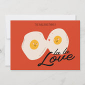 La La Love Gelukkige Valentijnsdag Feestdagenkaart (Voorkant)