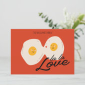 La La Love Gelukkige Valentijnsdag Feestdagenkaart (Staand voorkant)