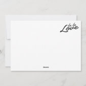 La La Love Gelukkige Valentijnsdag Feestdagenkaart (Achterkant)