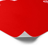 La La Love Valentijnsdag Muur Kunst - Printbare Poster (Hoek)
