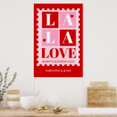 La La Love Valentijnsdag Muur Kunst - Printbare Poster (Keuken)