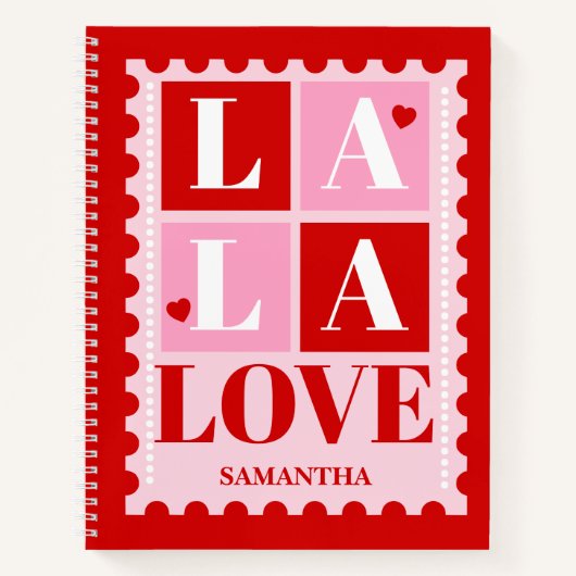La La Love Valentine’s Day Notitieboek (Voorkant)