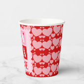 La La Love Valentine’s Day Papieren Bekers (Links)