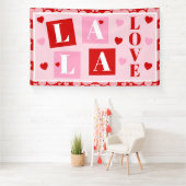 La La Love Valentine’s Day Party Spandoek (Insitu)