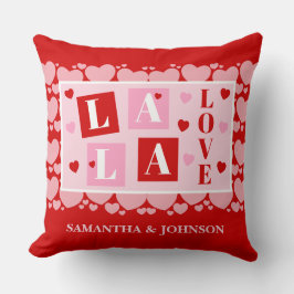 La La Love Valentine’s Day Personalized Kussen