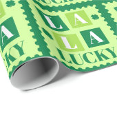 La La Lucky St. Patrick's Day Cadeaupapier (Rol Hoek)