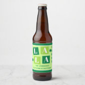 La La Lucky St. Patrick's Day Feest Bier Etiket (Voorkant)