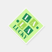 La La Lucky St. Patrick's Day Groen Servet (Hoek)