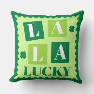 La La Lucky St. Patrick's Day Kussen