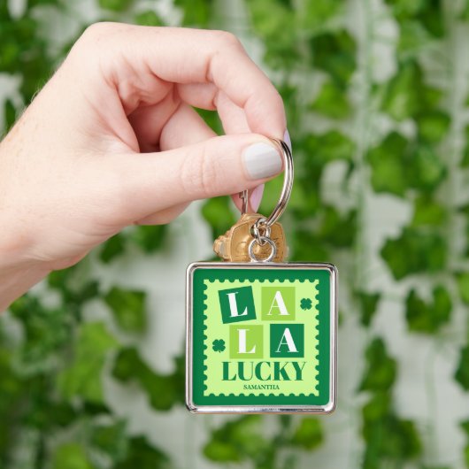 La La Lucky St. Patrick's Day Persoonlijk Sleutelhanger (Hand)