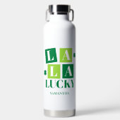 La La Lucky St. Patrick's Day Persoonlijk Waterfles (Voorkant)