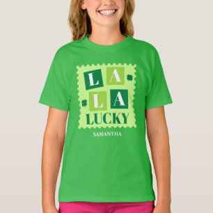 La La Lucky St. Patrick's Day Persoonlijke Kindere T-shirt
