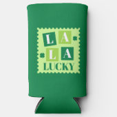 La La Lucky St. Patrick's Day Seltzer Blikjeskoeler (Voorkant)