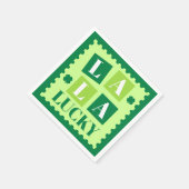 La La Lucky St. Patrick's Day Servet (Hoek)
