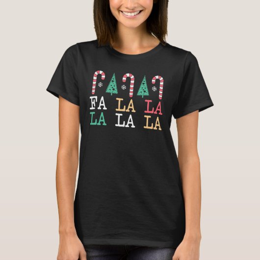 La La Merry Christmas-64658 T-shirt (Voorkant)