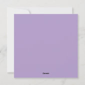 La La Pasen Pastel Konijn Feestdagenkaart (Achterkant)