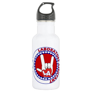 LA LABORATORY ASSISTANT LOGO LOS WATERFLES