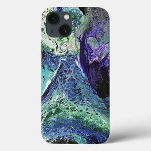 La Laguna met groen en donker verweven Case-Mate iPhone Case