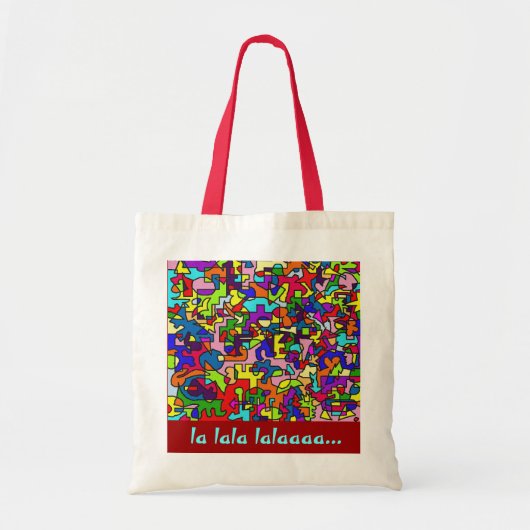la lala lalaaaa... tote bag (Voorkant)