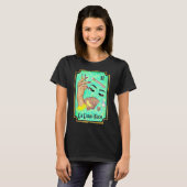 La Lash Tech Tarot Kaart Lash Babe Lash Tech Esthe T-shirt (Voorkant volledig)