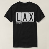 LA LAX Airport Code T-shirt (Design voorkant)