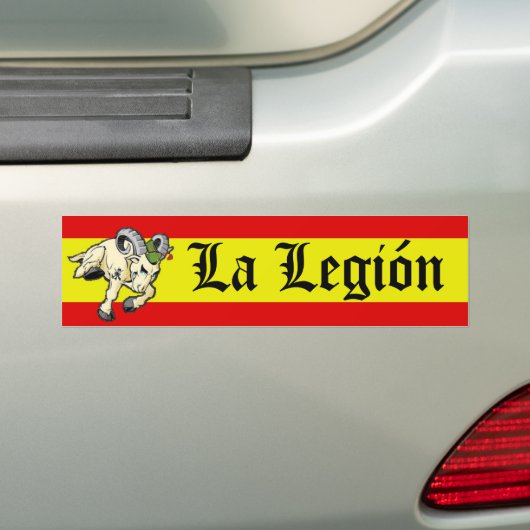 La Legión Bumpersticker (Op auto)