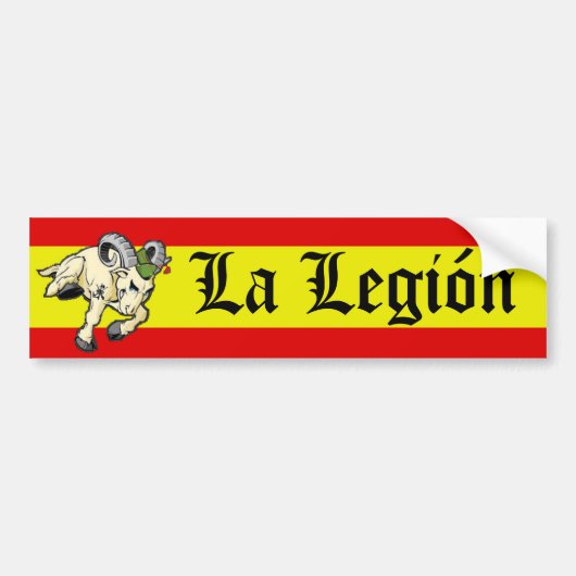 La Legión Bumpersticker (Voorkant)